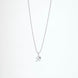 Opal Touch - Alphabet R Rhodium Locket with Chain (18