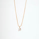 Opal Touch - Alphabet R Two Tone Locket with Chain (18