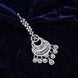 American Diamond Bridal Crescent Maang Tikka - Opal Touch