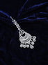 American Diamond Bridal Crescent Maang Tikka - Opal Touch