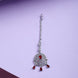 American Diamond CZ Studded Rhodium Plated Maang Tikka - Opal Touch