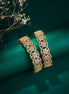 Opal Touch - American Diamond Flower Bangles (Pack of 2) - Bangles