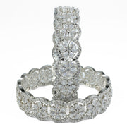 American Diamond Flower Bangles (Pack of 2) - Opal Touch