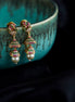 Jhumka - American Diamond Gold Plated Jhumka - Opal Touch