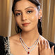 American Diamond Layered Necklace Set with Earrings - Opal Touch