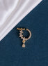 Nose Pin - American Diamond Markish Nose Screw - Opal Touch