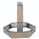 American Diamond Rose Gold Kada Bangles Set for Women – (Pack of 2) - Opal Touch