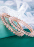 Opal Touch - American Diamond Rose Gold Pacheli Bangles Set (Pack of 2) - Bangles