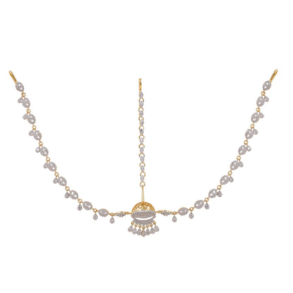 Opal Touch - American Diamond Round Borla (Matha Patti) - Matha Patti