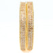 American Diamond Round Gold Bangles (Pack of 2) - Opal Touch