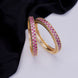 Opal Touch - American Diamond Round Gold Bangles (Pack of 2) - Bangles