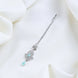 American Diamond Studded Maang Tika - Opal Touch