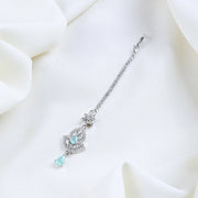 American Diamond Studded Maang Tika - Opal Touch