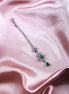 American Diamond Studded Maang Tika - Opal Touch