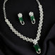 Necklace - American Diamond Stylish Necklace Set - Opal Touch