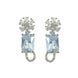 Necklace - American Diamond Stylish Necklace Set - Opal Touch