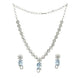 Necklace - American Diamond Stylish Necklace Set - Opal Touch
