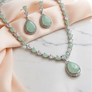 Amethyst Shine Necklace - Opal Touch