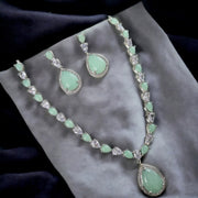 Necklace - Amethyst Shine Necklace - Opal Touch