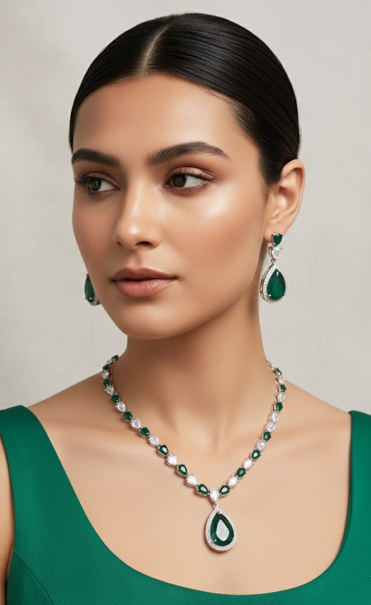 Amethyst Shine Necklace - Opal Touch