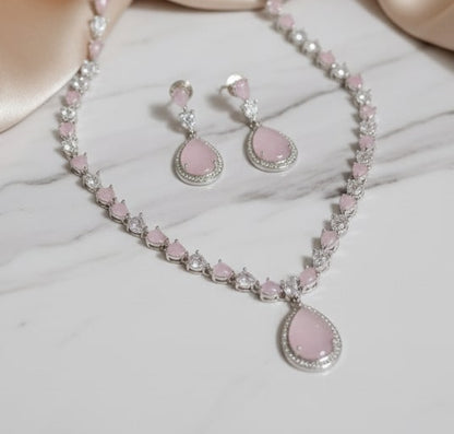 Amethyst Shine Necklace - Opal Touch