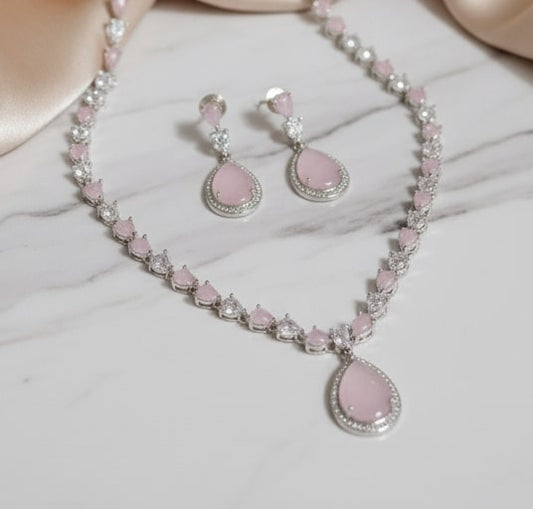 Amethyst Shine Necklace - Opal Touch