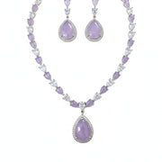 Amethyst Shine Necklace - Opal Touch