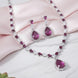 Amethyst Shine Necklace - Opal Touch