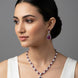 Amethyst Shine Necklace - Opal Touch