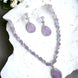 Necklace - Amethyst Shine Necklace - Opal Touch