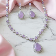 Amethyst Shine Necklace - Opal Touch