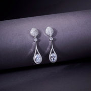 Opal Touch - Amethyst Sparkle Earrings - Earrings