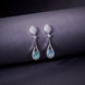 Opal Touch - Amethyst Sparkle Earrings - Earrings