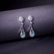 Opal Touch - Amethyst Sparkle Earrings - Earrings