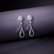 Opal Touch - Amethyst Sparkle Earrings - Earrings