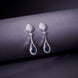 Opal Touch - Amethyst Sparkle Earrings - Earrings