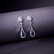 Opal Touch - Amethyst Sparkle Earrings - Earrings
