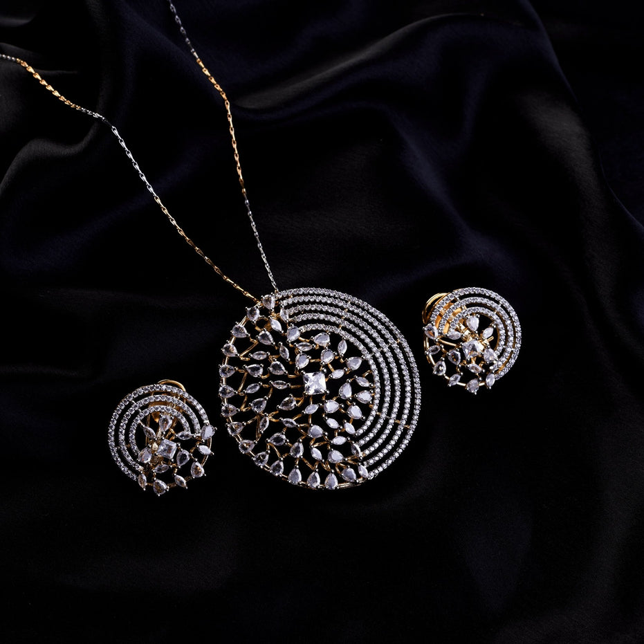 Locket Set - Anigalan Star Gold Plated Locket Set - Opal Touch