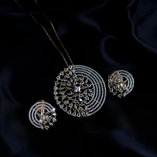 Locket Set - Anigalan Star Gold Plated Locket Set - Opal Touch