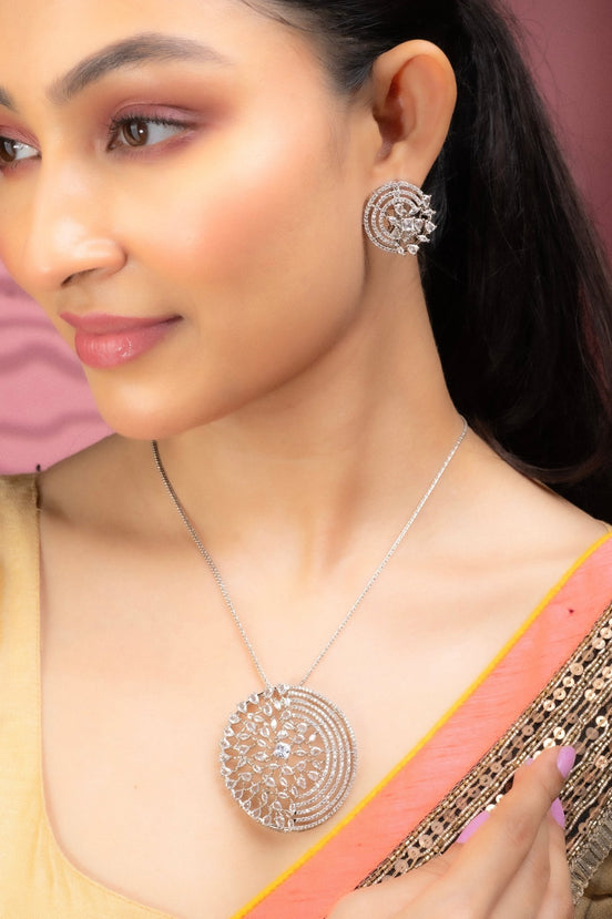 Locket Set - Anigalan Star Rhodium Locket Set - Opal Touch