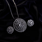 Locket Set - Anigalan Star Rhodium Locket Set - Opal Touch