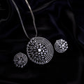 Locket Set - Anigalan Star Rhodium Locket Set - Opal Touch