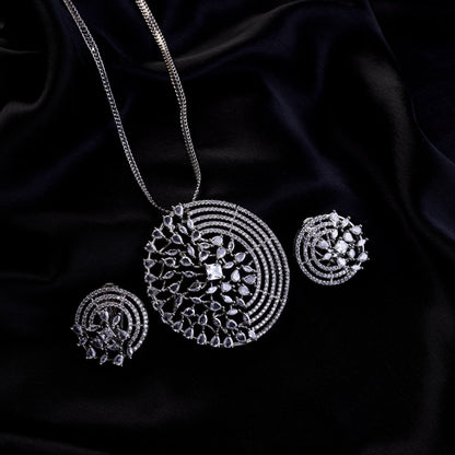 Locket Set - Anigalan Star Rhodium Locket Set - Opal Touch