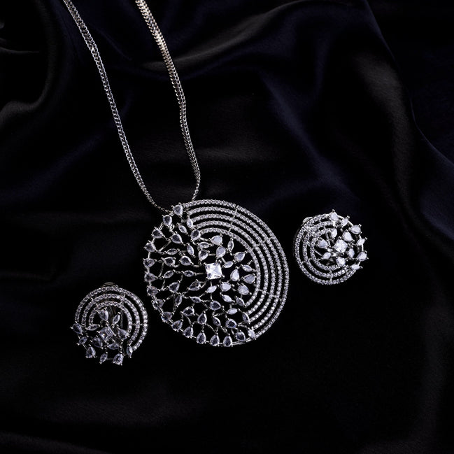 Locket Set - Anigalan Star Rhodium Locket Set - Opal Touch