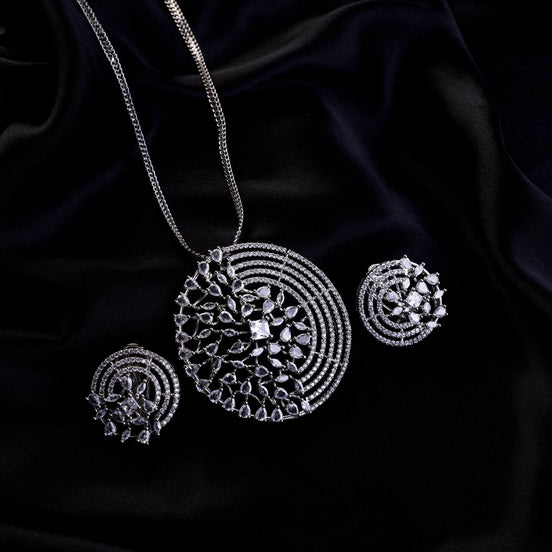 Locket Set - Anigalan Star Rhodium Locket Set - Opal Touch