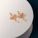 Antique Style Leaf Bugadi Earrings with Pearl Drop - Opal Touch