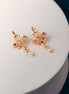 Antique Style Leaf Bugadi Earrings with Pearl Drop - Opal Touch