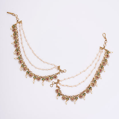 Kaan Chain - Antique Vel Hair Chain - Opal Touch