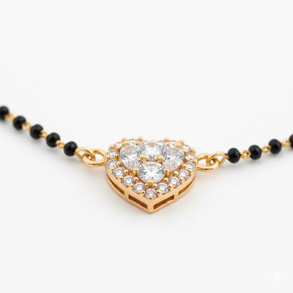 Auric Embrace Mangalsutra - Opal Touch