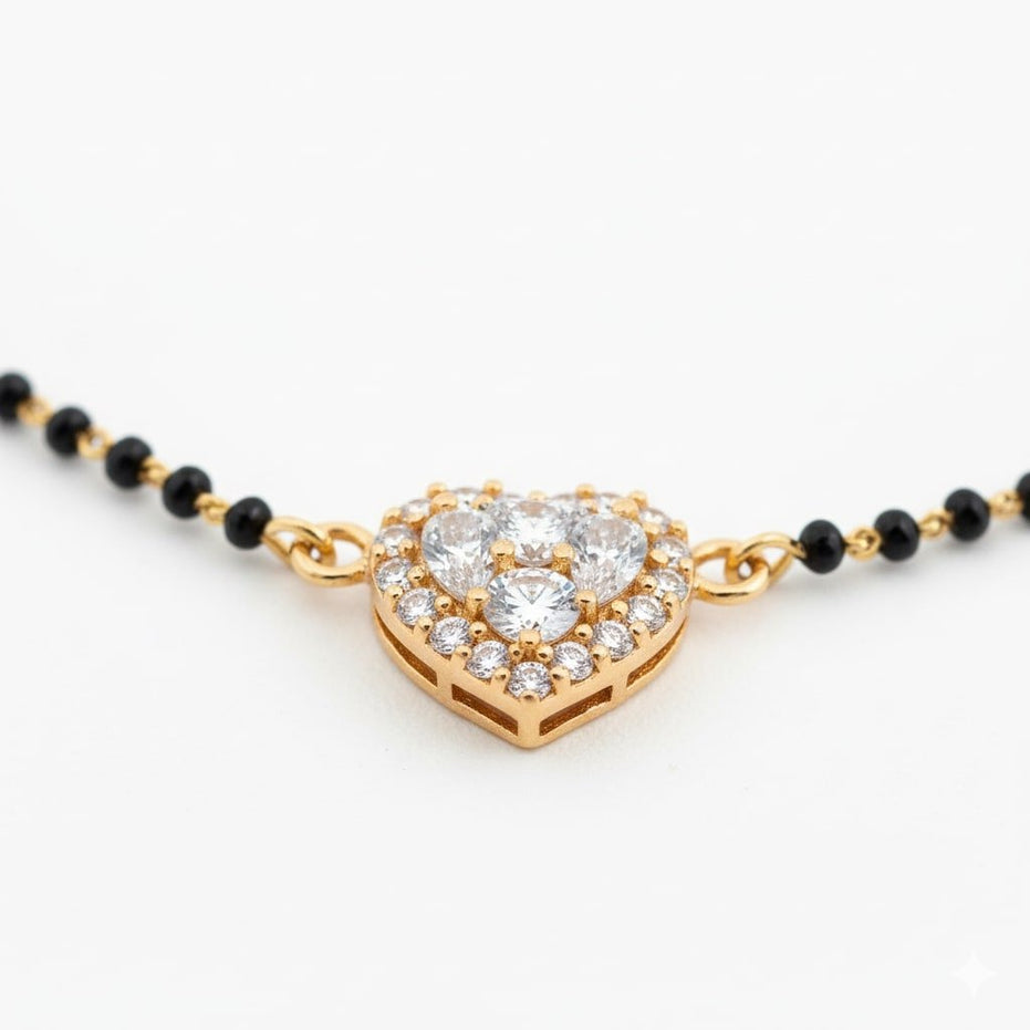Auric Embrace Mangalsutra - Opal Touch